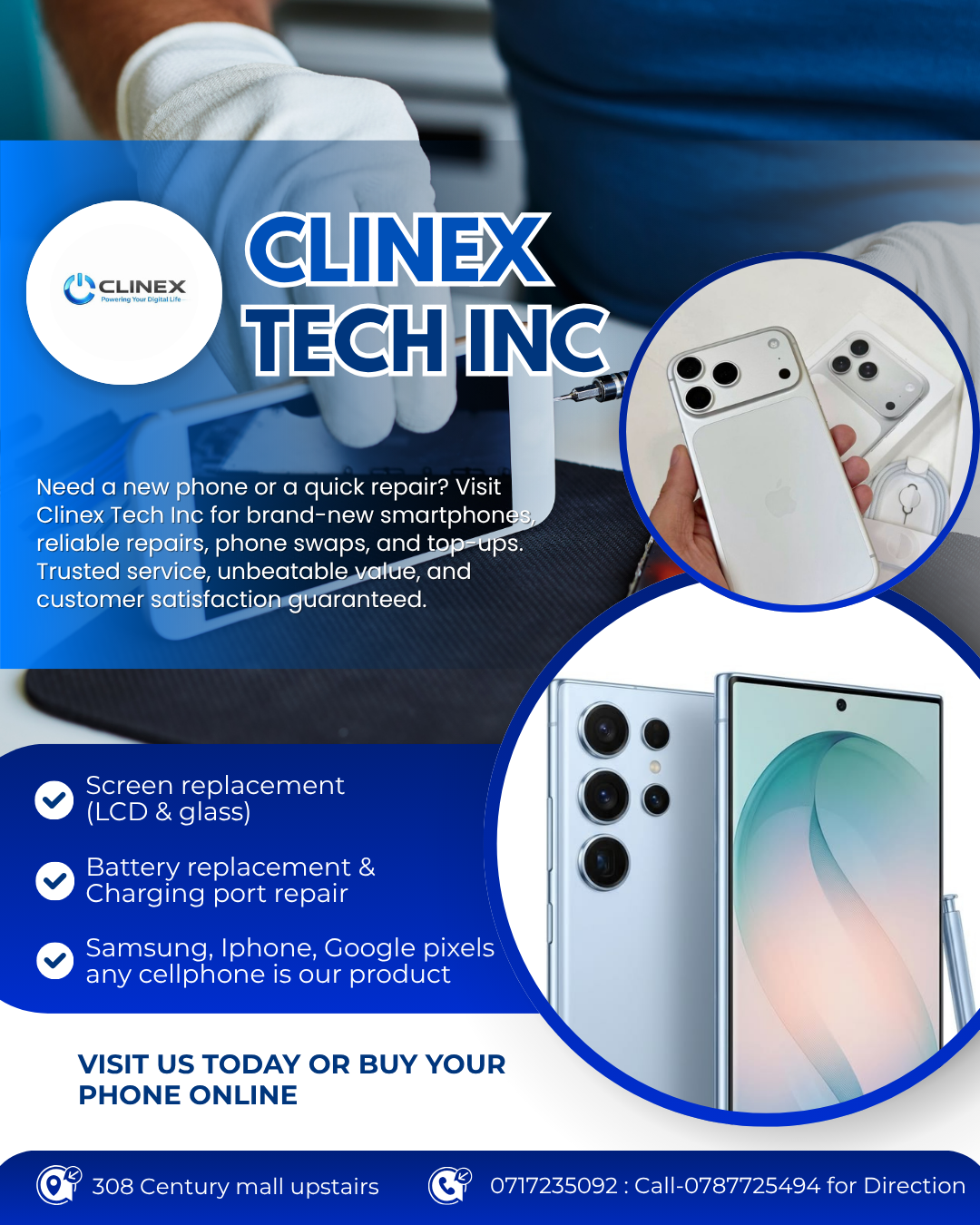 Clinex Tech Branding